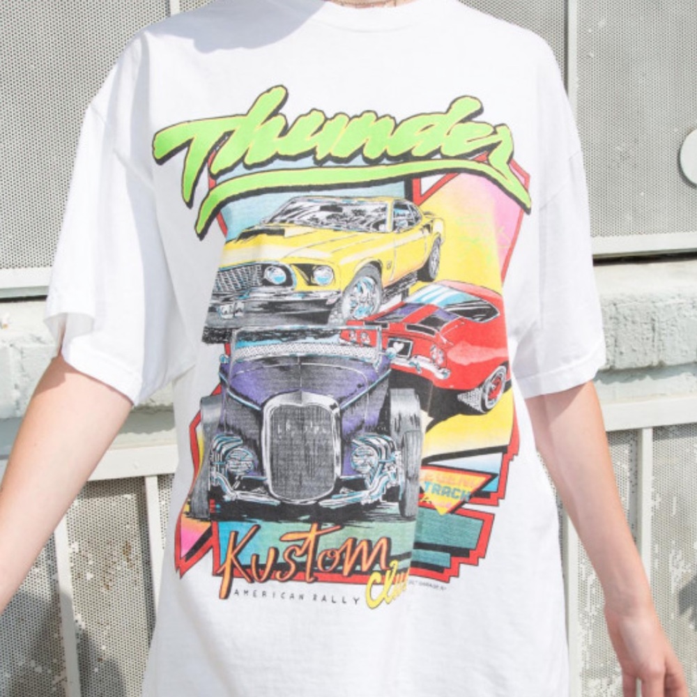 Brandy Melville RITA THUNDER KUSTOM CLUB TOP NWT